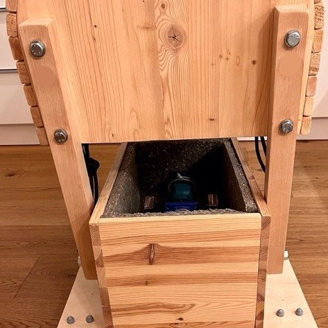 A construction detail from the real prototype
